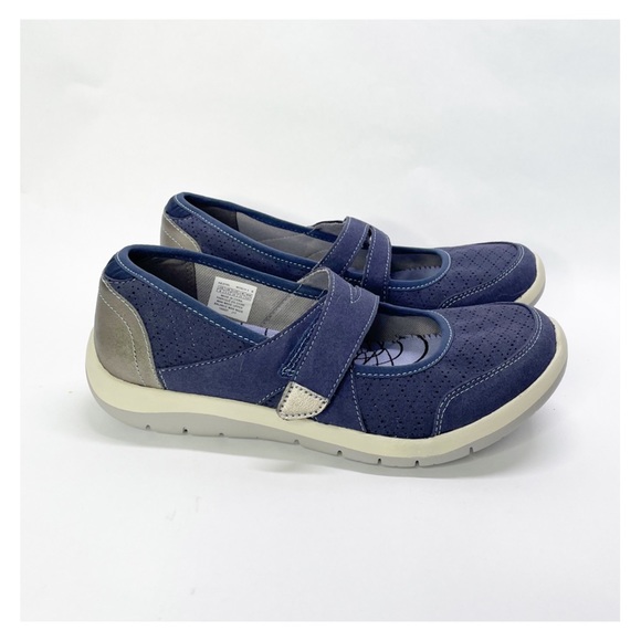 Aravon Shoes - ARAVON Women’s Wembley Mary Jane Navy Casual Flat